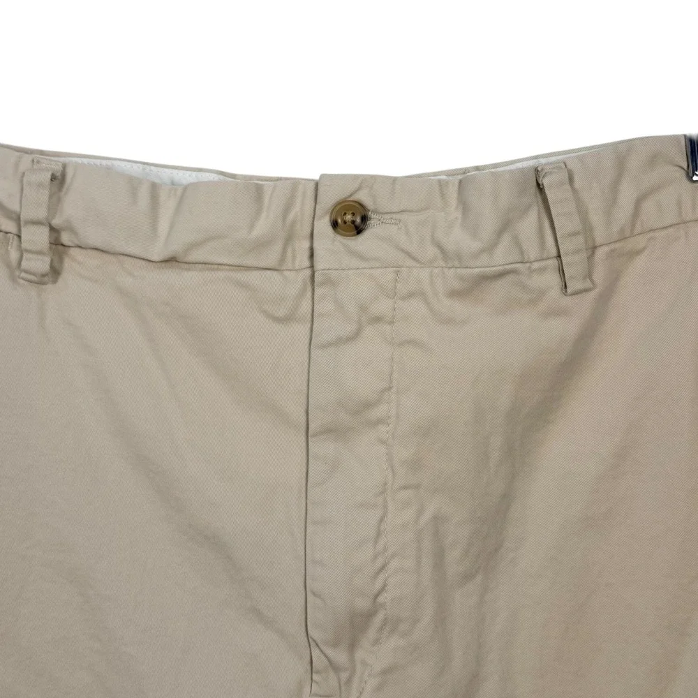 Polo Ralph Lauren Chino Shorts Mens 40 Khaki Stretch‎ Classic Fit 9in Cotton